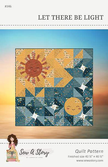 DEAL Let There Be Light Quilt PATTERN - Jennifer Long - Riley Blake Designs - Instructions Only