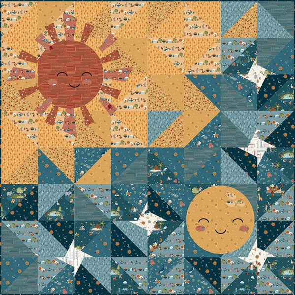 SALE Let There Be Light Quilt PATTERN P177 by Jennifer Long - Riley Blake Designs - Instructions Only - Fat Quarter Friendly