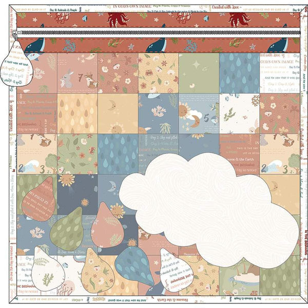 Raindrop Emotions Pouch Quilt PATTERN P177 by Jennifer Long - Riley Blake Designs - Instructions Only - Three Sizes