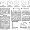 Image of the Costume Maker's Act II Hat How to Text White quilting cotton fabric. Features rulers on a white background. Cute Little Fabric Shop