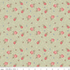 DEAL Anne of Green Gables Roses Sage Floral Fabric C16124 - Riley Blake - Licensed Product