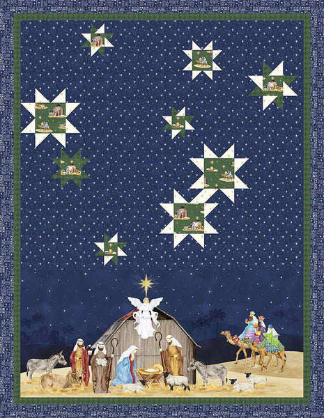 Stars Over Bethlehem Quilt PATTERN P239 by Tara Reed Quilts - Riley Blake Design - INSTRUCTIONS Only - Fat Quarter Friendly