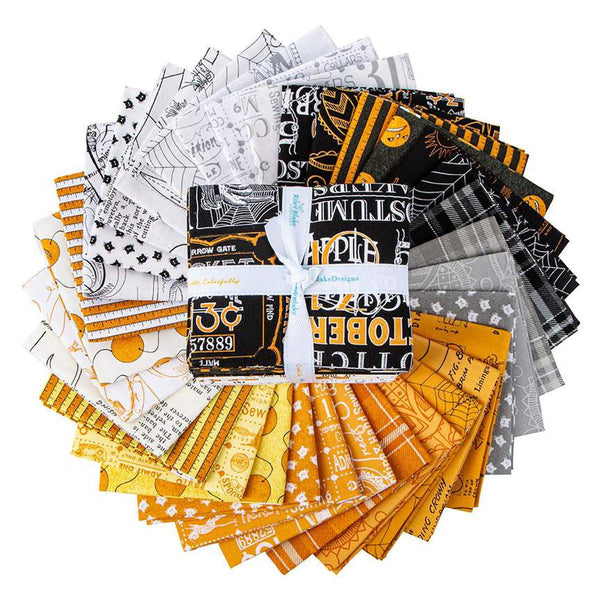 SALE Costume Maker's Act II Fat Quarter Bundle 33 pieces - Riley Blake Designs - Pre cut Precut - Halloween - Quilting Cotton Fabric