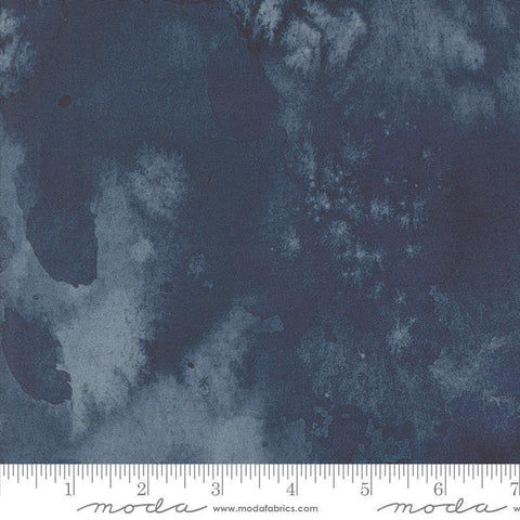 Wanderlust Flow Basics 8433 Twilight - Moda Fabrics - Abstract Watercolor Paint - Quilting Cotton Fabric