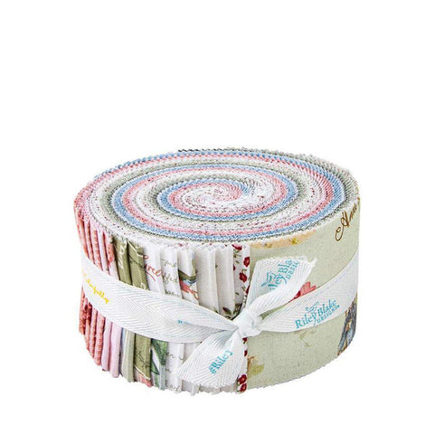 Anne of Green Gables 2.5 Inch Rolie Polie Jelly Roll 40 pieces - Riley Blake - Precut - Quilting Cotton Fabric - Licensed Product
