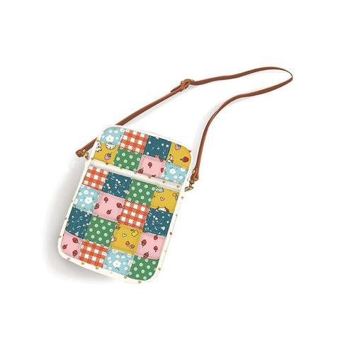 SALE Minki Kim Sun Patch Crossbody Bag Project Quilt PATTERN P178 - Riley Blake Designs - INSTRUCTIONS Only - Zipper Bag Project