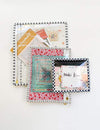 Minki Kim Flatmates Pouch Trio Bag Project Quilt PATTERN P178 - Riley Blake Designs - INSTRUCTIONS Only - Zippered Tool Project Holder