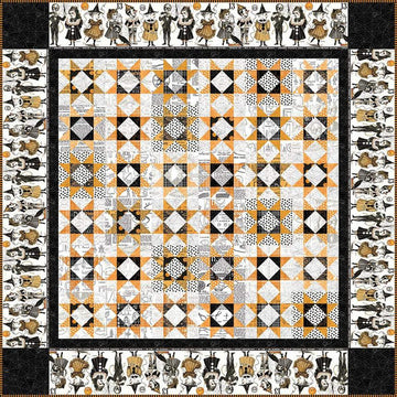 Costume Maker's Act II Sawtooth Scene Quilt Kit KT-16000 - Riley Blake - J. Wecker Frisch - Box Pattern Fabric - Quilting Cotton Fabric