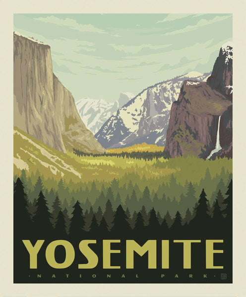 Yosemite National Parks Minky Blanket - MB1019 - Riley Blake Designs - Prepackaged Dreamy Minky Blanket - Licensed Product