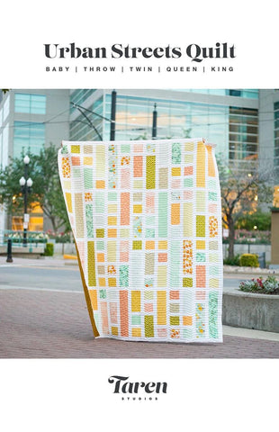 Urban Streets Quilt PATTERN P163 by Tarren Studios - Riley Blake - INSTRUCTIONS Only - Five Sizes - Multiple Sizes