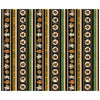 Image of the Happy Haunting Halloween Stripe Multi quilting cotton fabric by Morris Creative Group for QT Fabrics. Features stripes on an orange background. Cute Little Fabric Shop