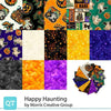 SALE Happy Haunting Fat Quarter Bundle 13-Piece - QT Fabrics -  Precut - Halloween Spooky Season - Quilting Cotton Fabric