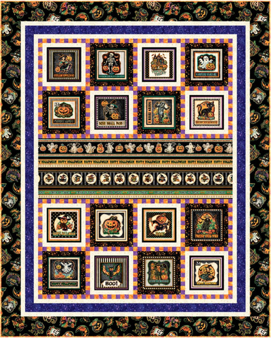 DEAL Happy Haunting Quilt PATTERN - QT Fabrics - Instructions Only - Morris Creative Group -Quilting