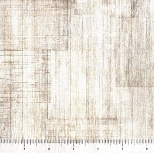 3-Yard Cut - Into the Woods Wood Texture Blender WIDEBACK 30840 Birch E - QT Fabrics - 108" - Quilting Cotton Fabric