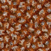 SALE Running With The Pack Tossed Wolves 31101 Brown A - QT Fabrics - Wolf Outdoor Animals - Quilting Cotton Fabric