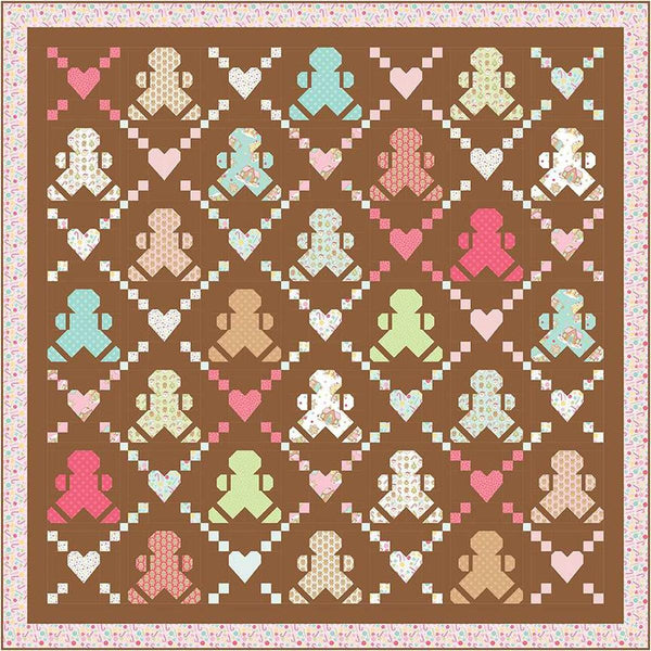 SALE You Can't Catch Me Quilt PATTERN P180 by Wendy Sheppard - Riley Blake Designs - INSTRUCTIONS Only - Pieced Fat Quarter Friendly