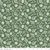 Image of the Nature's Portrait Branches Forest quilting cotton fabric by Riley Blake Designs. Features branches on a green background. Cute Little Fabric Shop