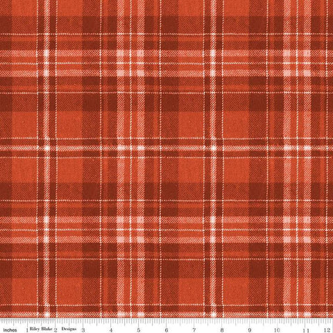 SALE Classic Christmas Plaid C16285 Red by Riley Blake Designs - Lines Stripe Striped - Quilting Cotton Fabric