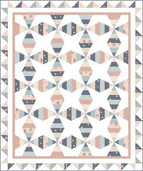 Cozy Corners Quilt PATTERN P185 by The Whimsical Workshop - Riley Blake Designs - INSTRUCTIONS Only - Piecing - Intermediate