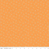 DEAL Farm Girl Vintage Seedling C7880 Orange - Riley Blake Designs - Lori Holt - Seeds Pin Dot Spot - Quilting Cotton Fabric