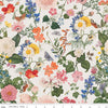 LINEN Nature's Portrait Floral LN15675 Natural - Riley Blake Designs - Royal Horticulture Society Floral - Quilting Cotton Fabric