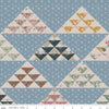 Image of the Honey Locust Echelons Cheater Print Multi quilting cotton fabric by Riley Blake Designs. Features a cheater print on a multicolored background.