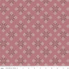 Image of the Honey Locust Alyssum Berry quilting cotton fabric by Riley Blake Designs. Features flowers on a pink background