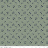 Image of the Honey Locust Saddle Grove quilting cotton fabric by Riley Blake Designs. Features flowers on a green background.