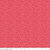 Image of the Love Notes Butterfly Floral Raspberry quilting cotton fabric by Riley Blake Designs. Features butterflies on a red background. Cute Little Fabric Shop