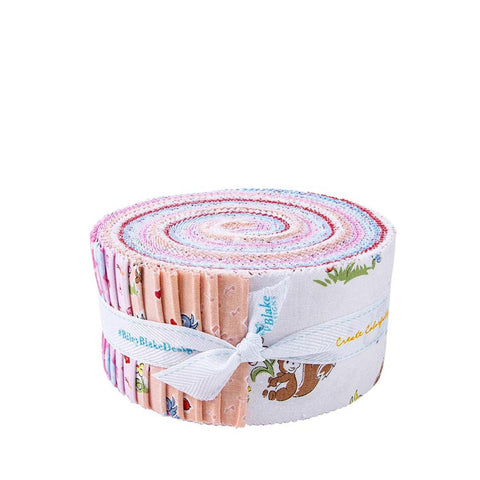 SALE Love Notes 2.5 Inch Rolie Polie Jelly Roll 40 pieces - Riley Blake Designs - Precut Pre cut Bundle - Floral - Cotton Fabric