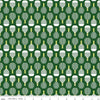 Image of the Pickleball Paddles Green quilting cotton fabric by Riley Blake Designs. Features paddles on a green background. Cute Little Fabric Shop