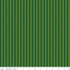 Image of the Pickleball Stripes Green quilting cotton fabric by Riley Blake Designs. Features pickleball items on a green background. Cute Little Fabric Shop