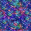 MINKY Minky Prints Dragon Scales 60" Wide 31156 Royal Y - QT Fabrics - Fantasy Dragon Scale  - 100% Polyester