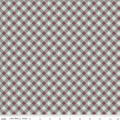 Image of the Emma Robert Martin quilting cotton fabric by Riley Blake Designs. Features stripes on a cream background. Cute Little Fabric Shop
