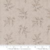 Image of the Muse Silhouette Stone quilting cotton fabric by Moda Fabrics. Features flowers on a tan background. Cute Little Fabric Shop