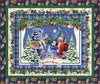 DEAL Holiday Frames Panel Quilt Kit - QT Fabrics - Pattern Fabric - Season of Giving Santa Christmas Holiday - Quilting Cotton Fabric