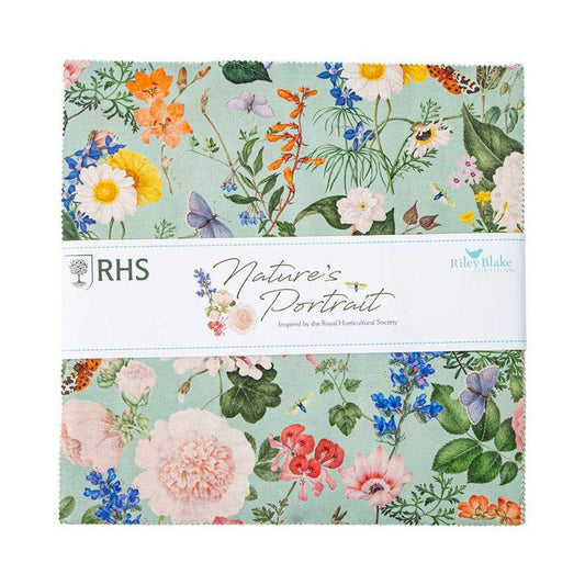 SALE Nature's Portrait Layer Cake 10" Stacker Bundle - Official Licensed Product - 42-Piece Precut  - Quilting Cotton Fabric