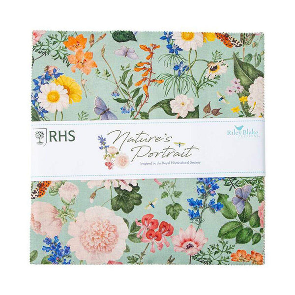 Nature's Portrait Layer Cake 10" Stacker Bundle - Official Licensed Product - 42 piece Precut Pre cut - Quilting Cotton Fabric