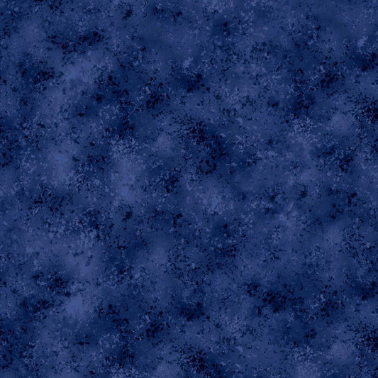 MINKY Rapture Blender 60" Wide 27935 Midnight N - QT Fabrics - Spotted Dotted - 100% Polyester