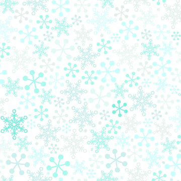 Image of the Minky Gnome for the Holidays Snowflakes White quilting cotton fabric. Features snowflakes on a white background. Cute Little Fabric Shop