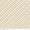 Image of the Happy Fall Days Stripes Multi quilting cotton fabric by Riley Blake Designs. Features stripes on a multicolored background. Cute Little Fabric Shop
