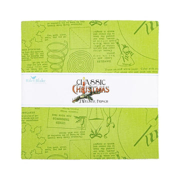 DEAL Classic Christmas Layer Cake 10" Stacker Bundle - Riley Blake Designs - 42-Piece Precut  - Christmas - Quilting Cotton Fabric