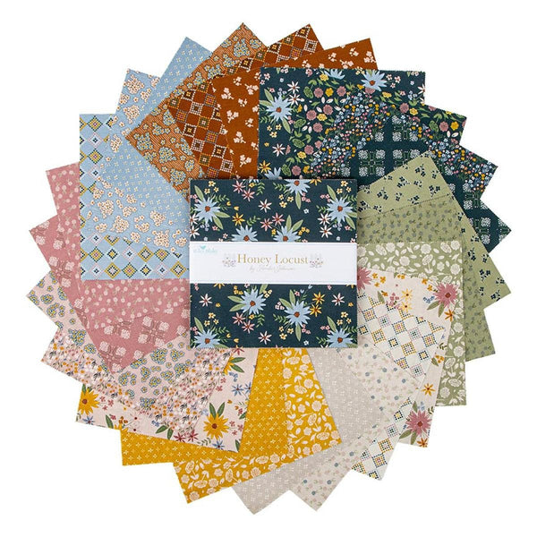 Honey Locust Layer Cake 10" Stacker Bundle - Riley Blake Designs - 42 piece Precut Pre cut - Sewing - Quilting Cotton Fabric