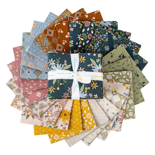 Honey Locust Fat Quarter Bundle 24 pieces - Riley Blake Designs - Pre cut Precut - Quilting Cotton Fabric