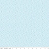 Image of the Love Notes Music Notes Sky quilting cotton fabric by Riley Blake Designs. Features music on a blue background. Cute Little Fabric Shop