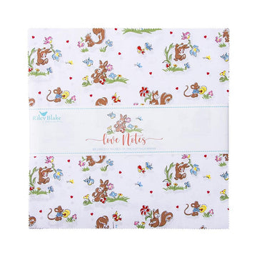 SALE Love Notes Layer Cake 10" Stacker Bundle - Riley Blake Designs - 42-Piece Precut  - Sewing - Quilting Cotton Fabric