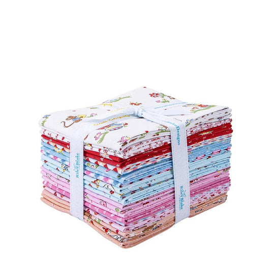 SALE Love Notes Fat Quarter Bundle 21-Piece - Riley Blake Designs -  Precut - Floral - Quilting Cotton Fabric