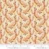 Image of the Acorn Hollow Harvest Ecru quilting cotton fabric by Moda Fabrics. Features flowers on a cream background. Cute Little Fabric Shop