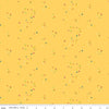 Image of the First Blooms Mini Blooms Yellow quilting cotton fabric by Riley Blake Designs. Features flowers on a yellow background. Cute Little Fabric Shop