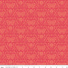Image of the First Blooms Butterflies Berry quilting cotton fabric by Riley Blake Designs. Features butterflies on a pink background. Cute Little Fabric Shop